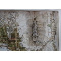 Map Of Cape Town 1884, Revised, Glossy Photo Paper Print