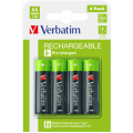 AA Premium Rechargeable Batteries HR6 - 4 Pack