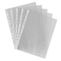 100 A4 Multipunched Plastic Sleeve File Pockets