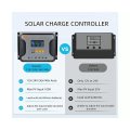 PWM Solar Charge Controller - Lithium or Lead Acid batteries - 100V