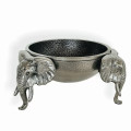Elephant Round Bowl - natural finish