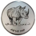 Engraved Rhino - Save Me