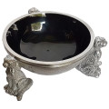 CHEETAH ROUND BOWL - BLACK