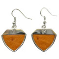 Earrings - tangerine