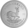 2020 1 oz South African Silver Krugerrand Coin (BU) encapsulated 3 available