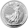 2021 25th edition 1oz British Silver Britannia Coin new security ocean waves design BU