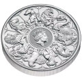 2021 2oz British Royal Mint .9999 Silver Queens Beast Collection Coin (BU)