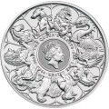 2021 2oz British Royal Mint .9999 Silver Queens Beast Collection Coin (BU)