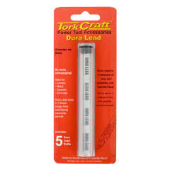 Tork Craft Carpenters Pencil Dura Lead Refill 5Pc White