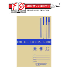 Freedom A4 College Exercise Book Feint and Margin 72 Page ( 20 Pack ), Retail Packaging, No Warranty