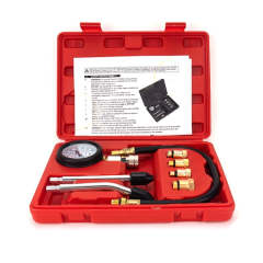 Ambienceo Car Fuel Pump & Valve Vacuum Tester Carburetor Pressure Diagnostic Test Gauge Tool Set 