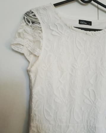 Casual Dresses - Foschini white, lace cocktail dress - 10 / White ...