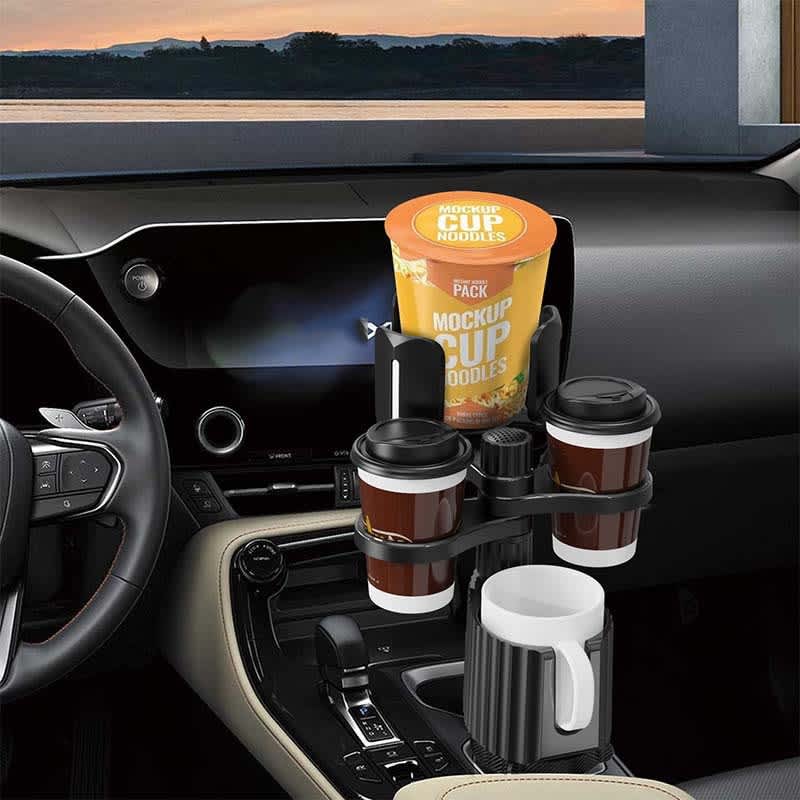 A03 Car Drink Water Cup Holder(Black)