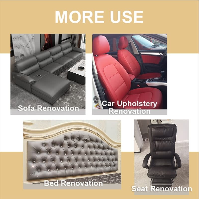 30 x 137cm Self Adhesive Leather for Sofa Repair Patch Car Seat PVC Leather Sticker(Beige)