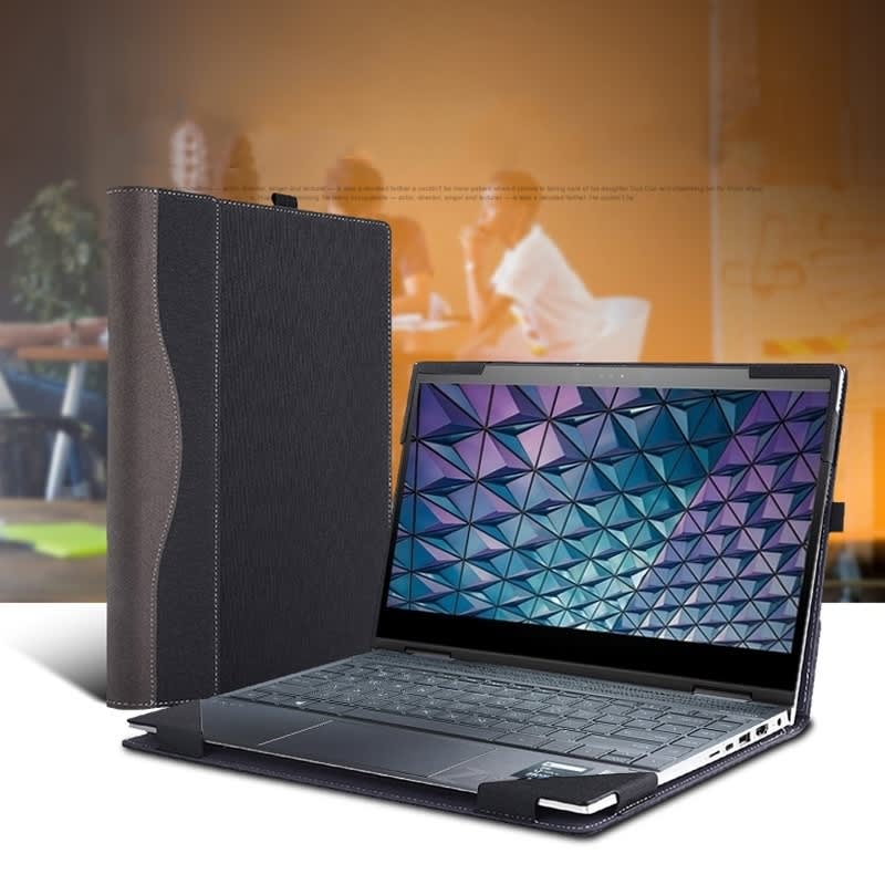 For Lenovo V15 G3 ABA / IAP Laptop Leather Anti-Fall Protective Case(Dark Blue)
