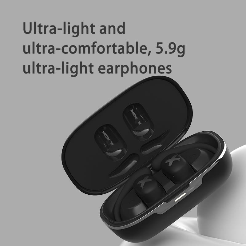 D MOOSTER D53 OWS Ear-Mounted ENC Bluetooth Earphones(Black)