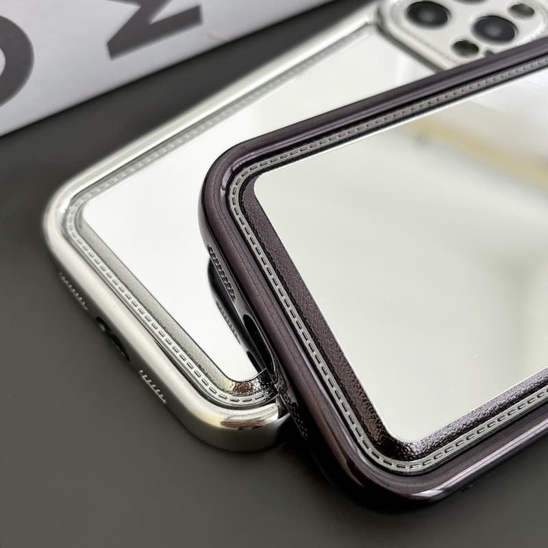 For iPhone 14 Pro Max Electroplating Mirror TPU Phone Case(Silver)