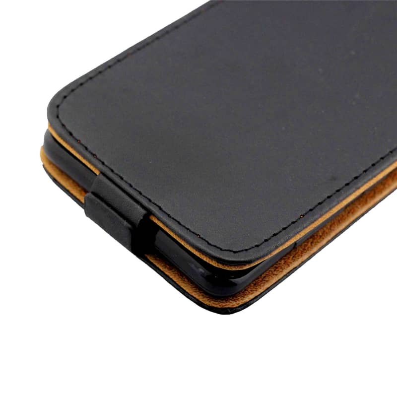 For Samsung Galaxy A25 5G Vertical Flip Leather Case with Card Slot(Black)