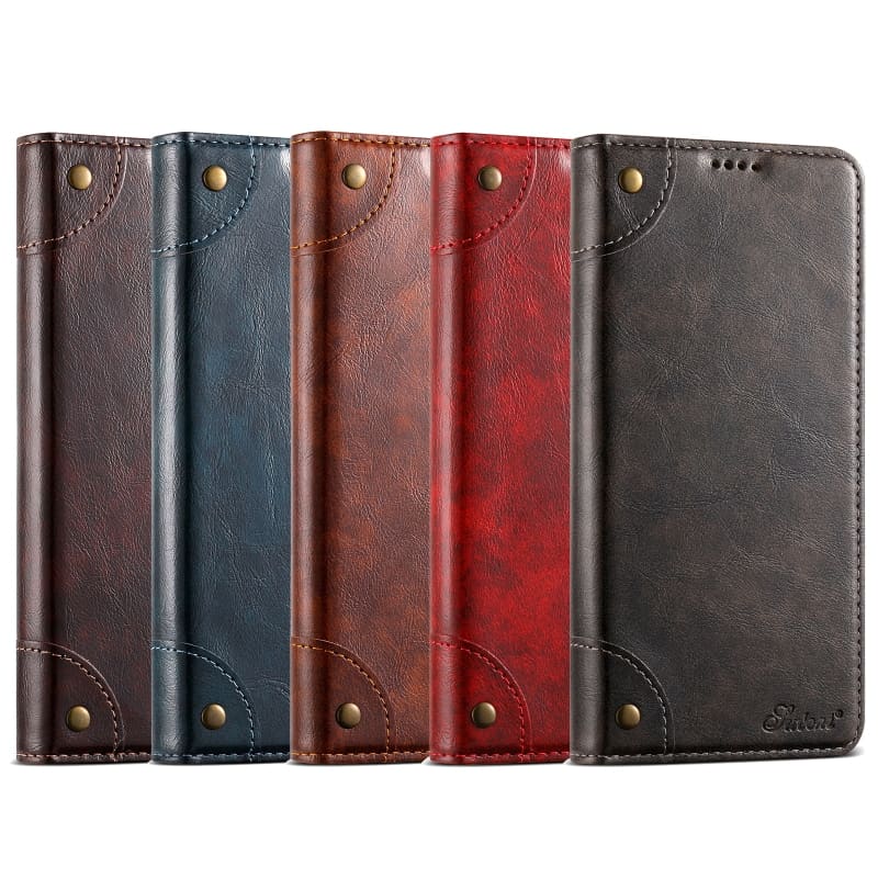 For Samsung Galaxy S23+ 5G Suteni Baroque Calf Texture Buckle Wallet Leather Phone Case(Brown)