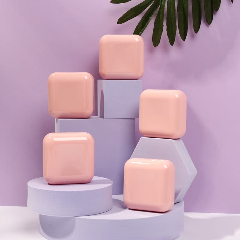 8 PCS Geometric Cube Photo Props Decorative Ornaments Photography Platform, Colour: Small Light Pink