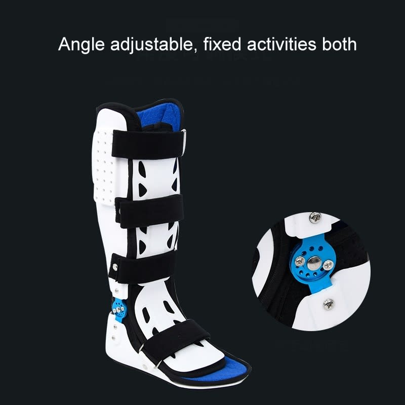 Calf Ankle Fracture Sprain Fixation Brace Plaster Shoe Foot Support Brace, Size: L Right(Long Versi