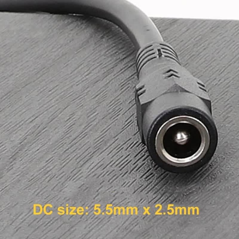 Adapter DC 5.5 x 2.5mm To Hard Disk Power Supply Cable, Model: DC To 4Pin One To Four