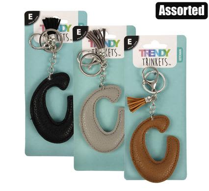Keychain alpha faux-leather c