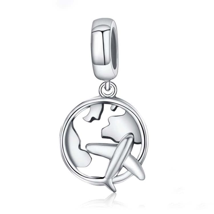 S925 Sterling Silver Beaded Personality Traveling Dream Charm