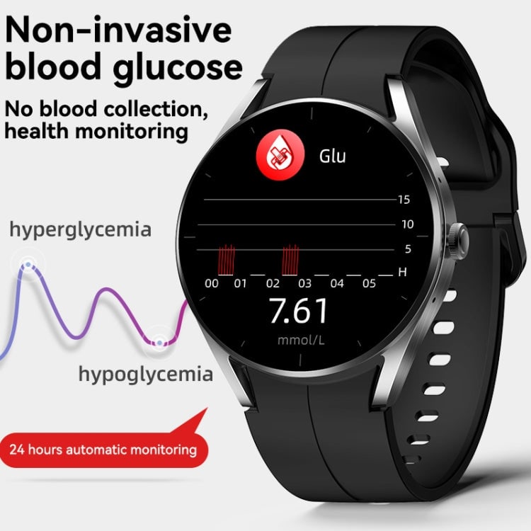 KS05 1.32 inch IP67 Waterproof Color Screen Smart Watch,Support Blood Oxygen / Blood Glucose / Bl...