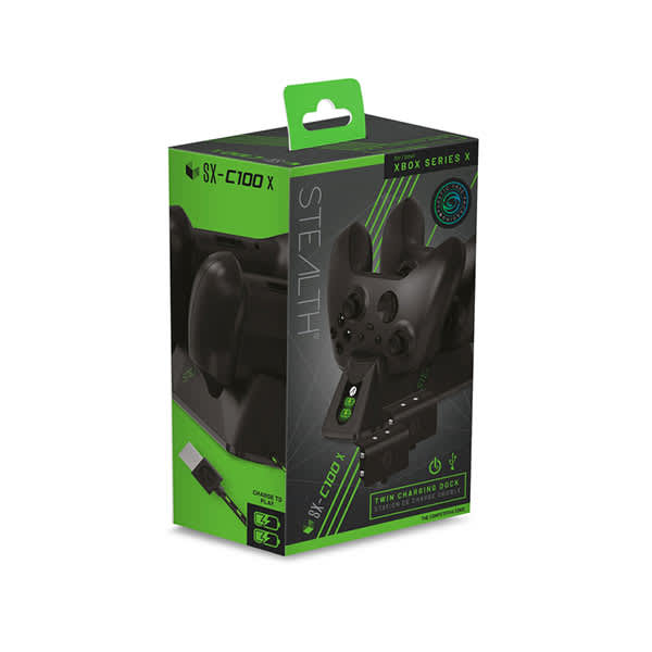 Stealth SX-C100 X Twin USB Charging Dock for Xbox Series Contollers (Black)