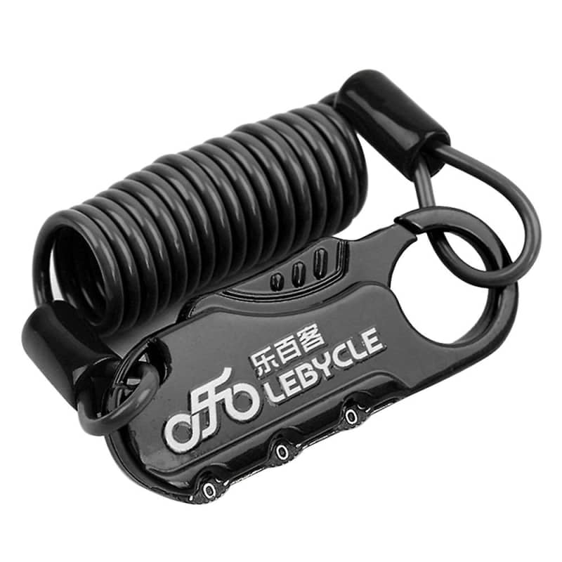 Lebycle Motorcycle 3 Digit Combination Bike Accessories,black