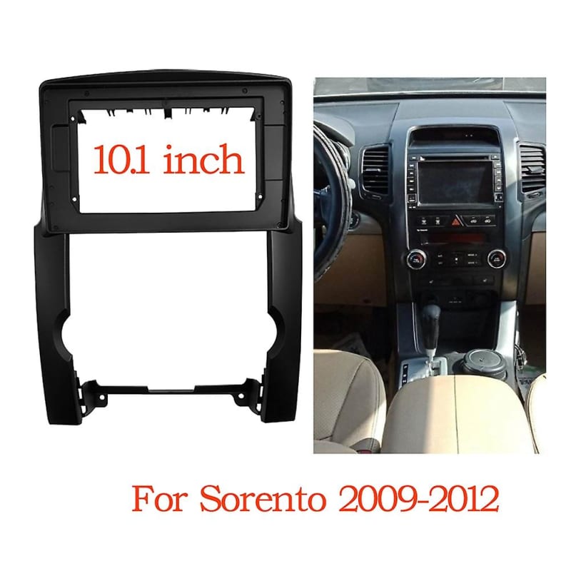 10.1 Inch 2 Din Car Stereo Radio Fascia for Kia Sorento 2009-2012