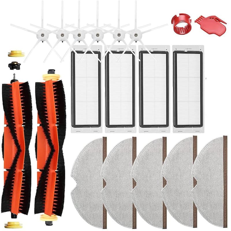 Replacement Roller Brush Side Brushes Filters Compatible for Xiaomi