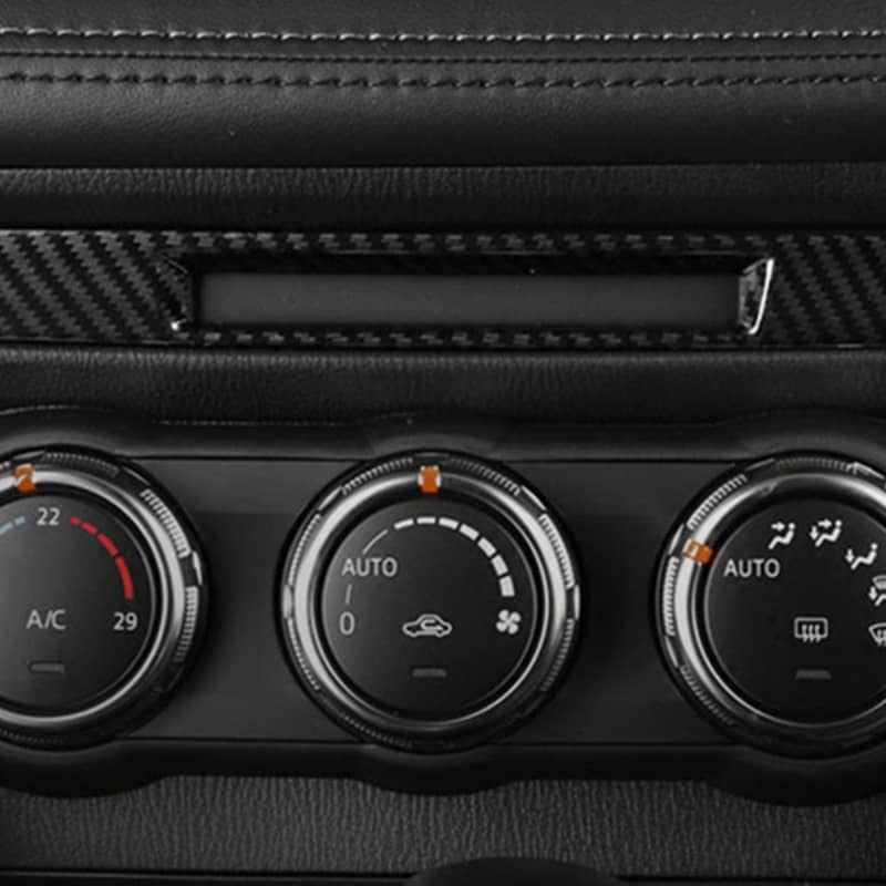 Carbon Fiber Gear Shift Knob Cover Trim for Mazda 2 3 6 Cx-3 Cx-5