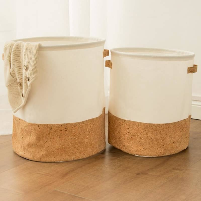 Foldable Storage Basket Laundry Baskets Sundries Bucket for Home-a