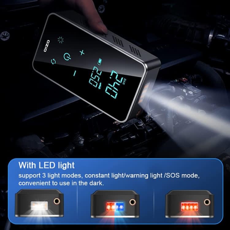 Ozio YX1715C Wired Version Portable LED Digital Display Smart Air Pump