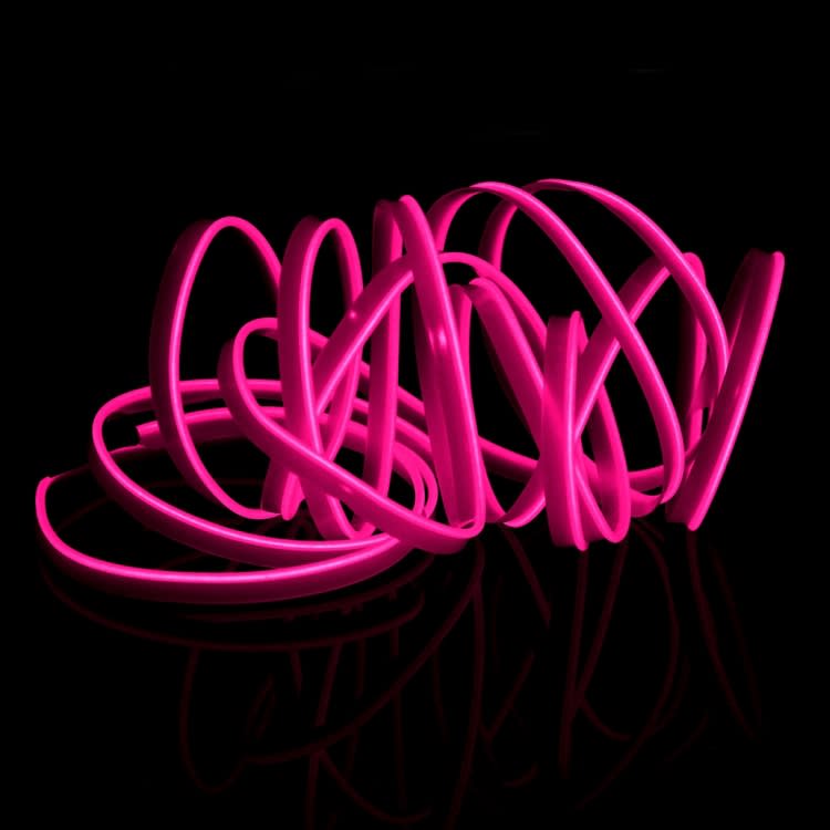 4m Cold Light Flexible LED Strip Light For Car Decoration(Pink Light)