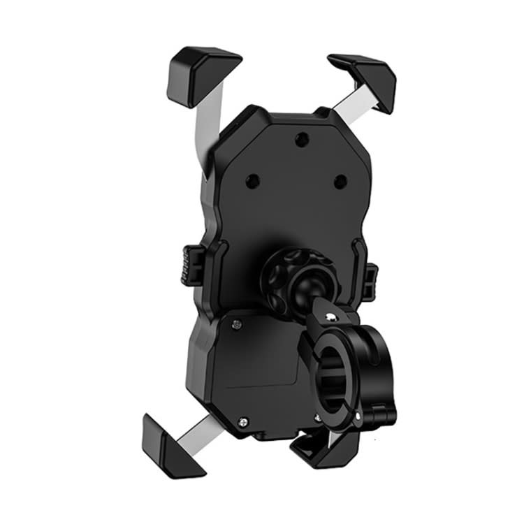 Motorcycle / Bicycle Semi-automatic Contraction Fixing Bracket Phone Holder