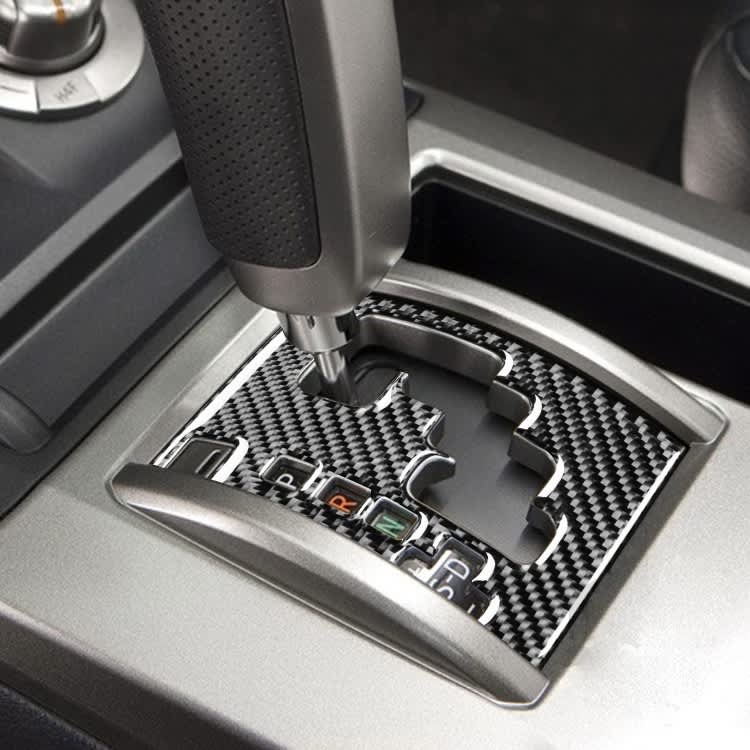 Carbon Fiber Car Gear Panel Decorative Sticker for Toyota 4Runner 2010-2020, Suitable for Left Driv