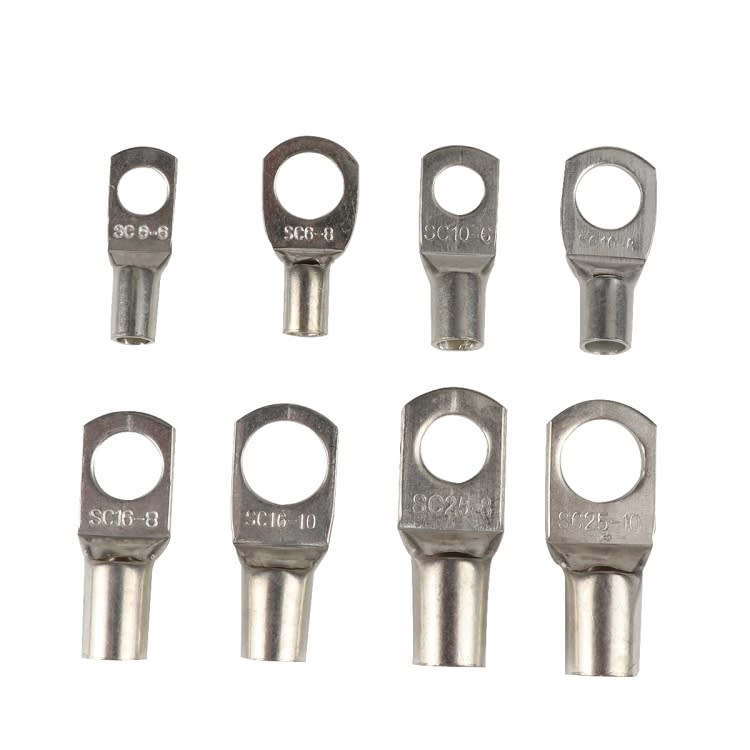 120 in 1 Boat / Car Bolt Hole Tinned Copper Terminals Set Wire Terminals Connector Cable Lugs SC Te