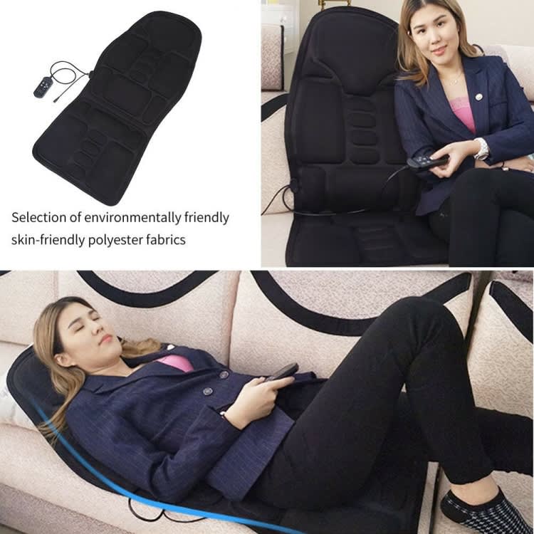 5 Massage Heads 8 Modes Car / Household Multifunctional Whole Body Cervical Massage Seat Cushion, P