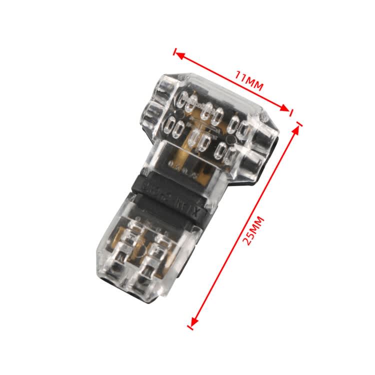 A6537 30 in 1 Car T-type + H-typeTransparent Stripping-free Terminal Block