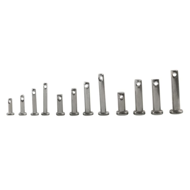A6831 44 in 1 304 Stainless Steel Flat Head Single Hole Clevis Pins Assortment Kit