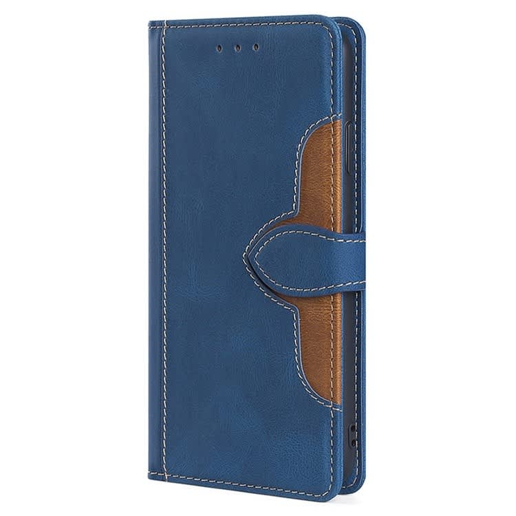 For Xiaomi Redmi Note 13 4G Skin Feel Magnetic Buckle Leather Phone Case(Blue)