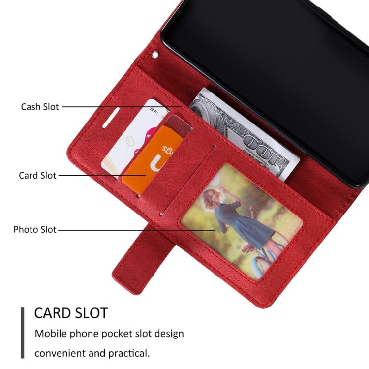 For Xiaomi Redmi 13C Skin Feel Splicing Leather Phone Case(Red)