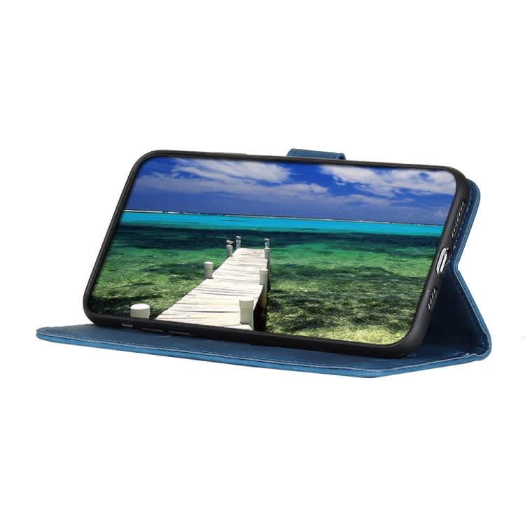 For Xiaomi Redmi Note 13R Pro KHAZNEH Retro Texture Flip Leather Phone Case(Blue)
