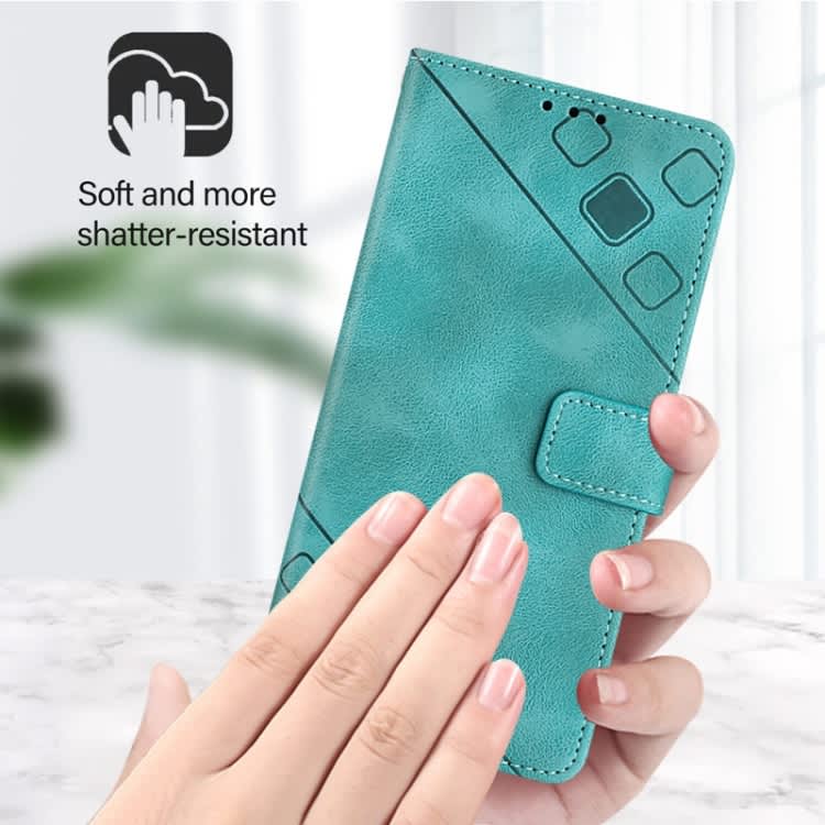 For Xiaomi 14 Ultra Skin Feel Embossed Leather Phone Case(Green)