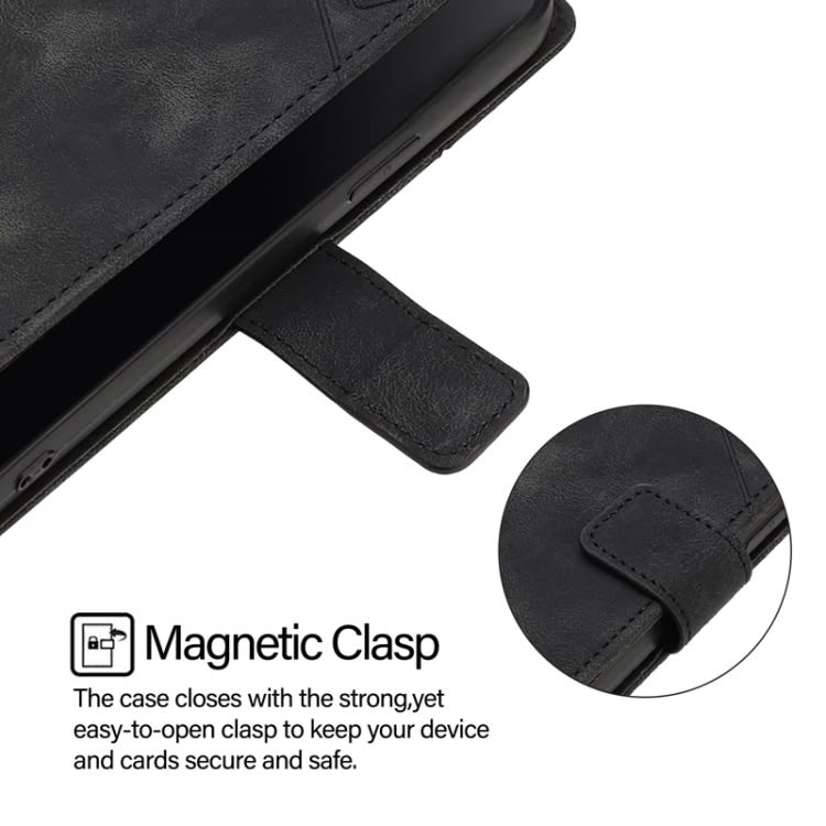 For Xiaomi Mi CC9e / Mi A3 Skin Feel Embossed Leather Phone Case(Black)