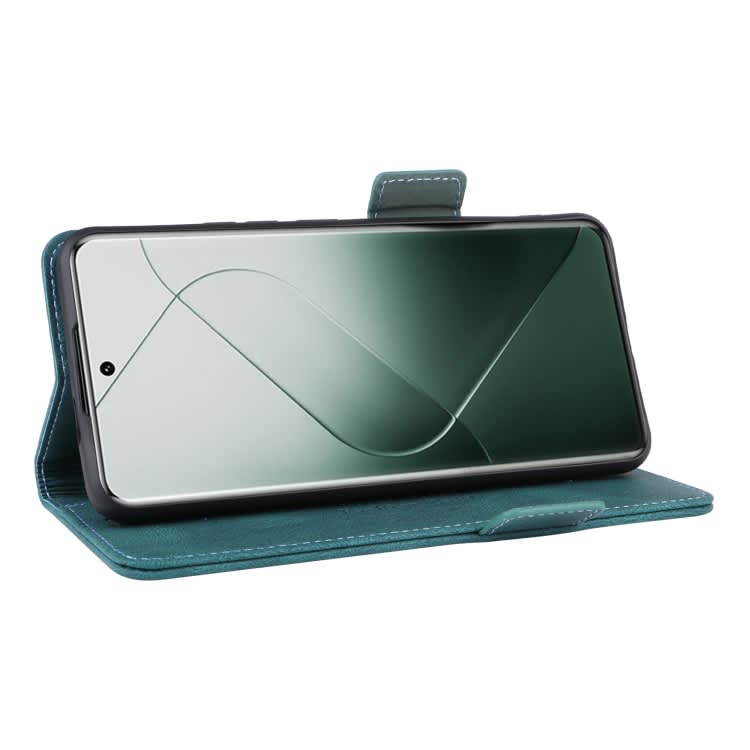 For Xiaomi 14 Pro Magnetic Clasp Leather Phone Case(Green)
