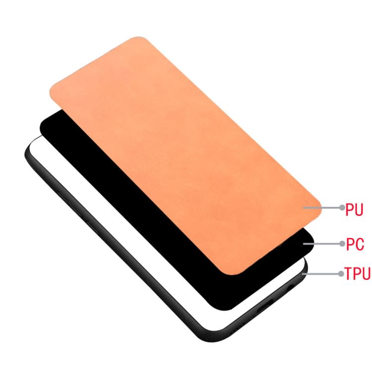 For Xiaomi 13T / Redmi K60 Ultra Sewing Cow Pattern Skin PC + PU + TPU Phone Case(Orange)